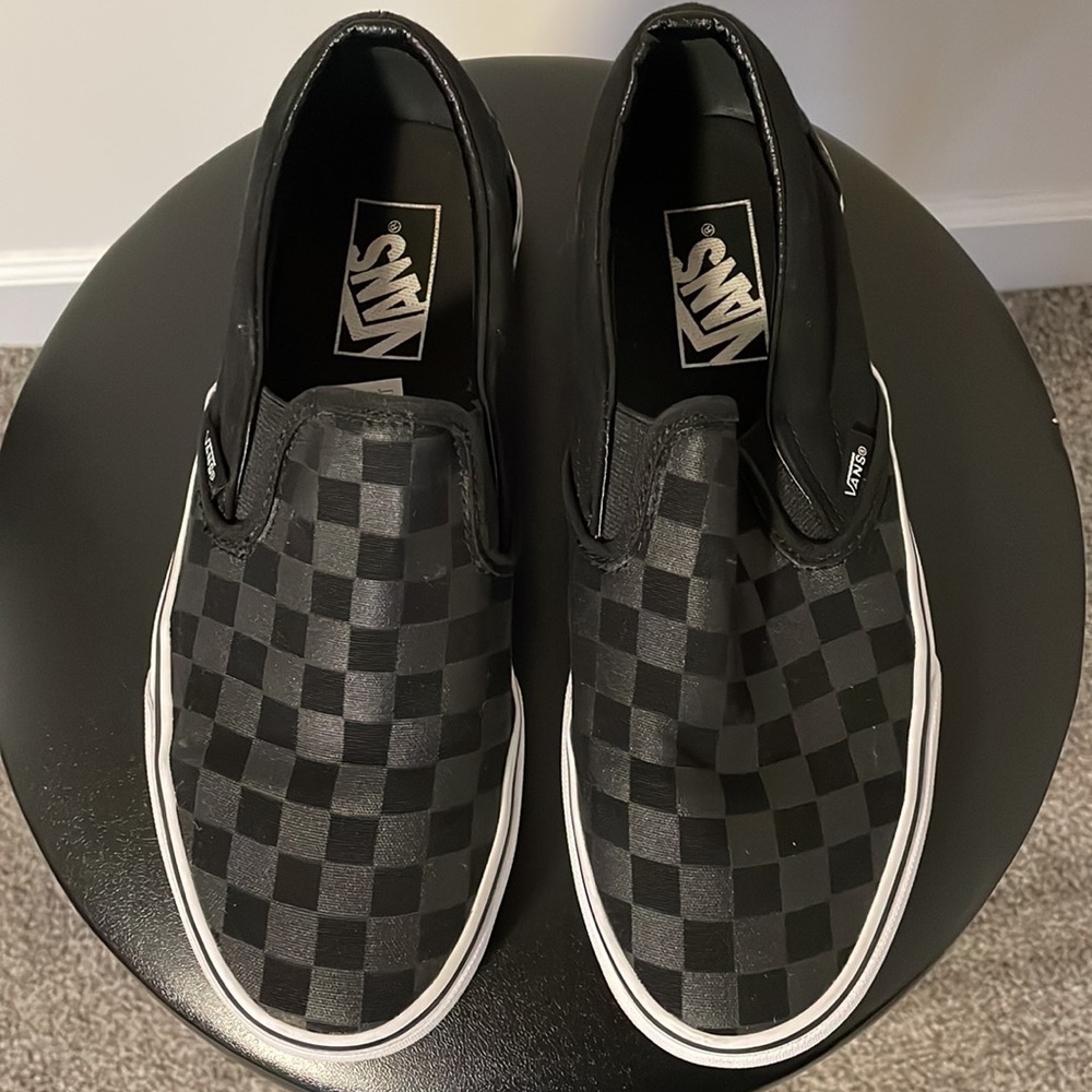 VANS Checkerboard Slip-On Size 8.5
